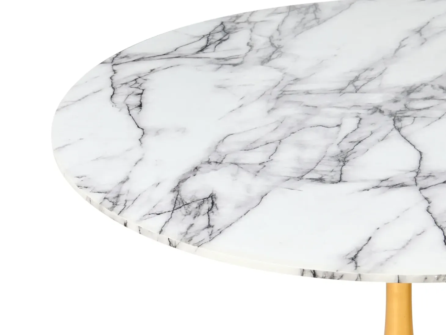 Spisebord BOCA Hvid marmor 120 cm 120 cm