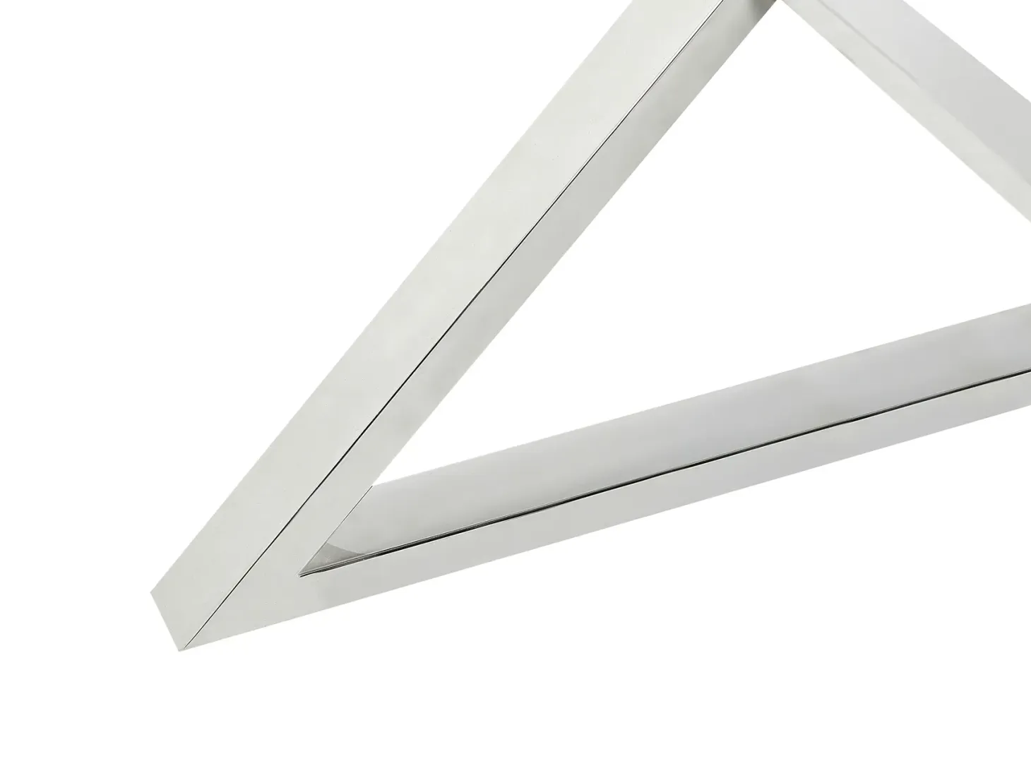 Spisebord BOSCO Sølv 105 cm 105 cm Hærdet glas