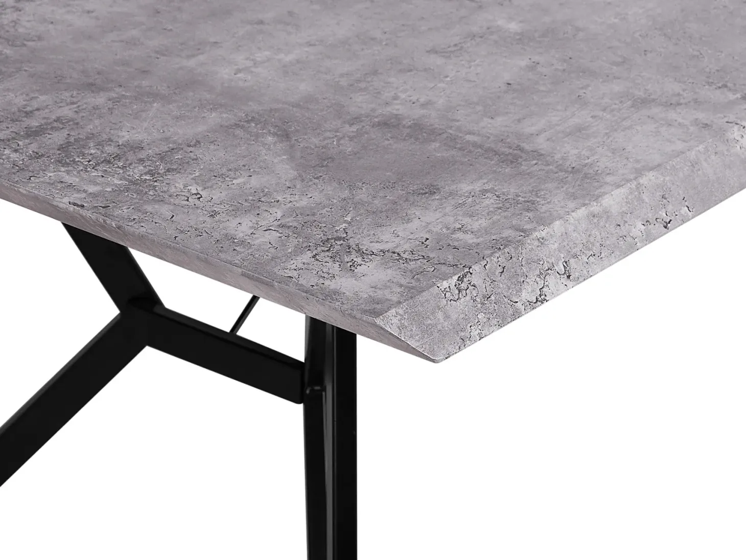 Spisebord BUSCOT Grå betoneffekt 160 cm 90 cm