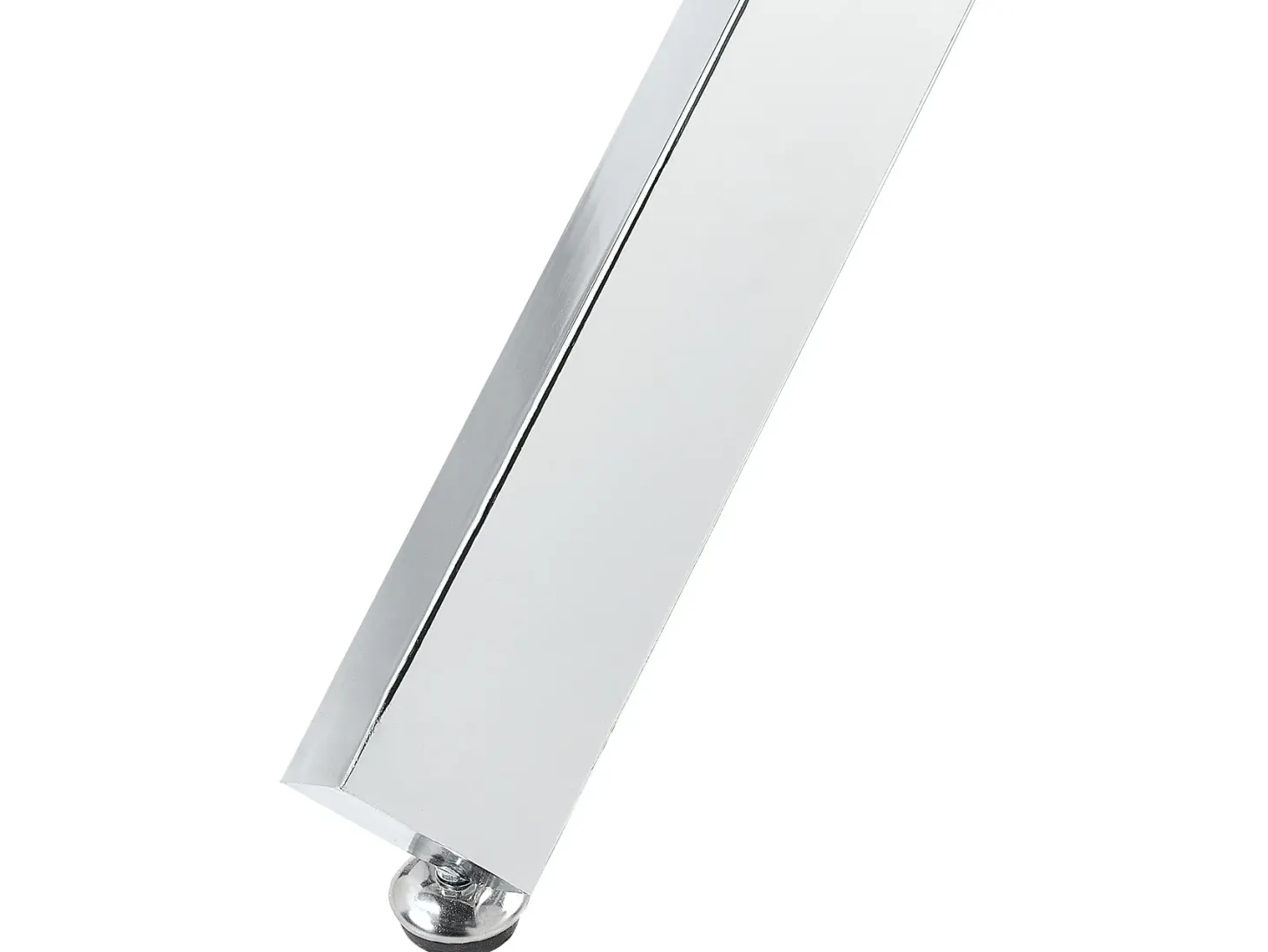 Spisebord BUTLER Sølv 110 cm 110 cm Hærdet glas