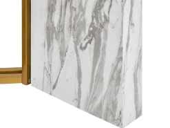 Spisebord CALCIO Hvid marmor 200 cm 100 cm