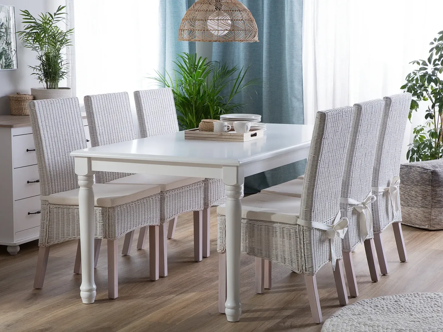 Spisebord CARY Hvid 180 cm 90 cm