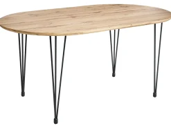 Spisebord CAVELL Lysebrun 160 cm 90 cm