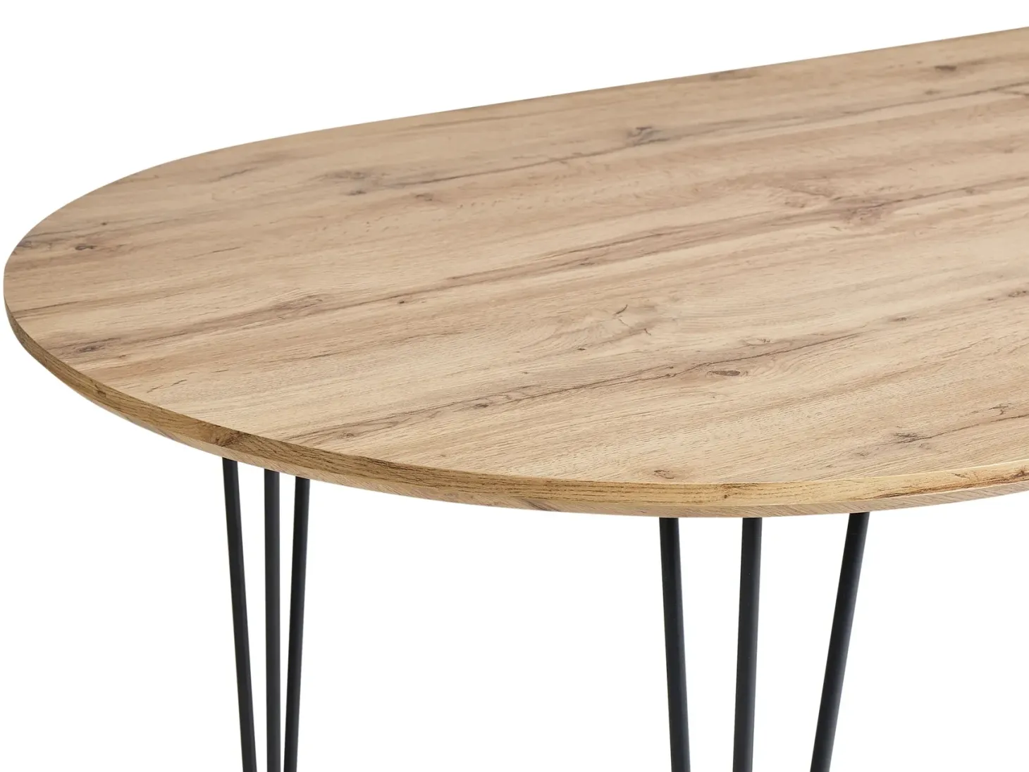 Spisebord CAVELL Lysebrun 160 cm 90 cm