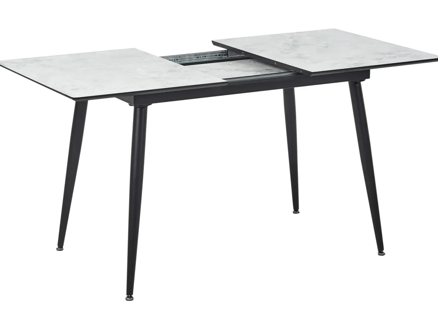 Spisebord EFTALIA Hvid marmor 120/150 cm 80 cm