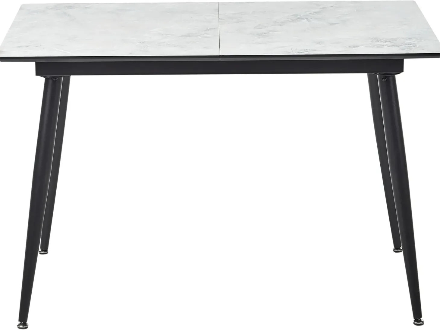 Spisebord EFTALIA Hvid marmor 120/150 cm 80 cm