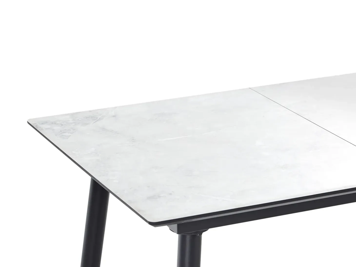 Spisebord EFTALIA Hvid marmor 120/150 cm 80 cm