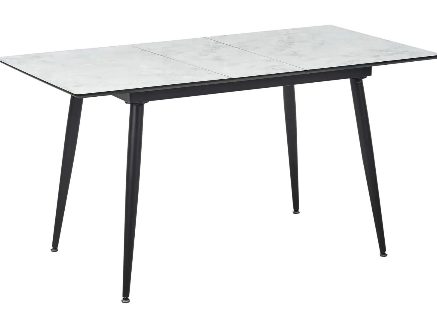 Spisebord EFTALIA Hvid marmor 120/150 cm 80 cm