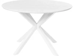 Spisebord FITZROY Hvid 120 cm 120 cm