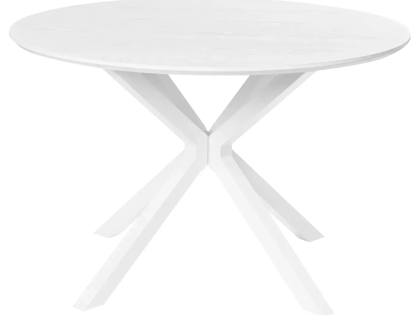 Spisebord FITZROY Hvid 120 cm 120 cm