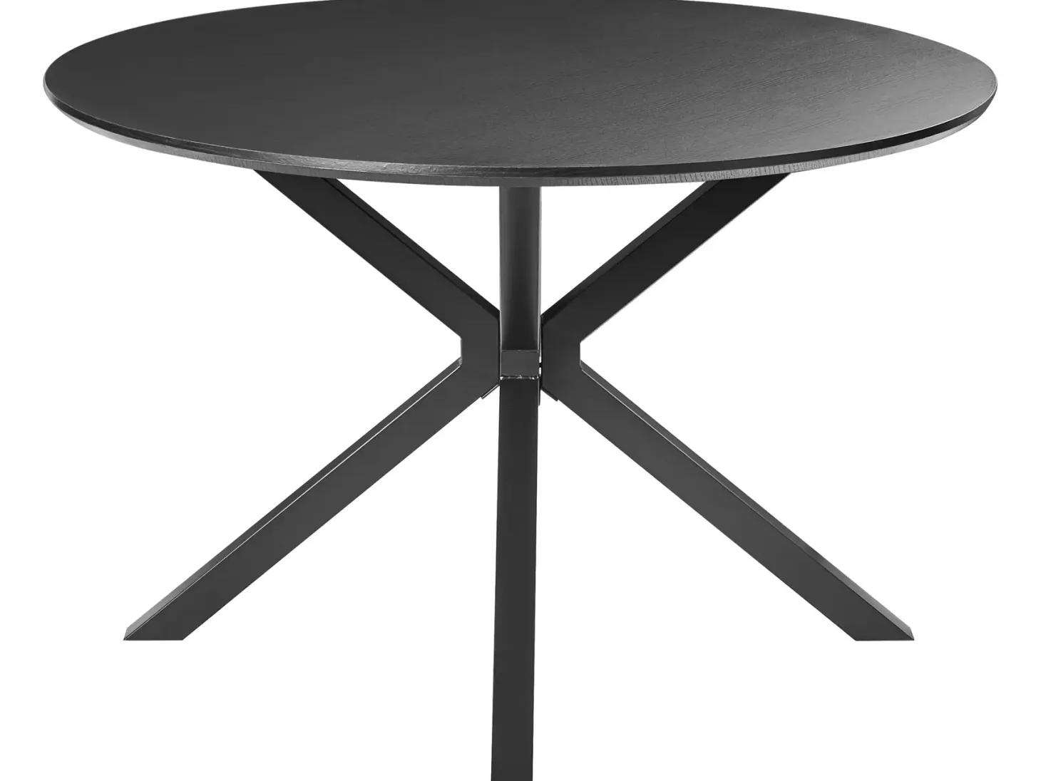 Spisebord FITZROY Sort 120 cm 120 cm