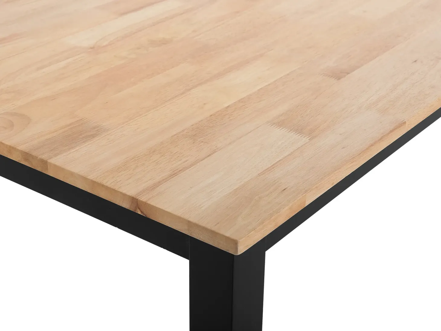 Spisebord GEORGIA Sort 150 cm 90 cm Træ