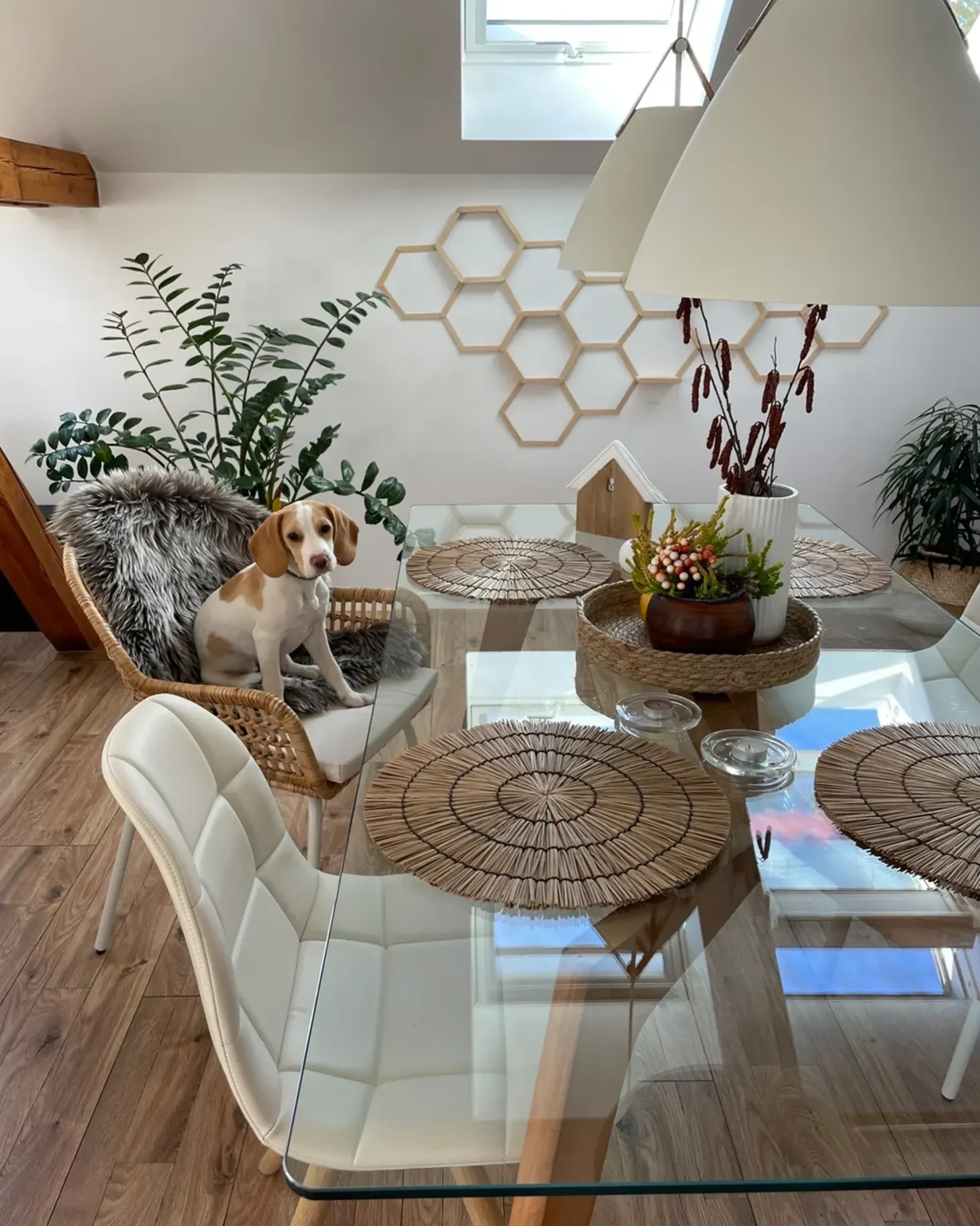 Spisebord HUDSON Transparent 180 cm 90 cm Hærdet glas