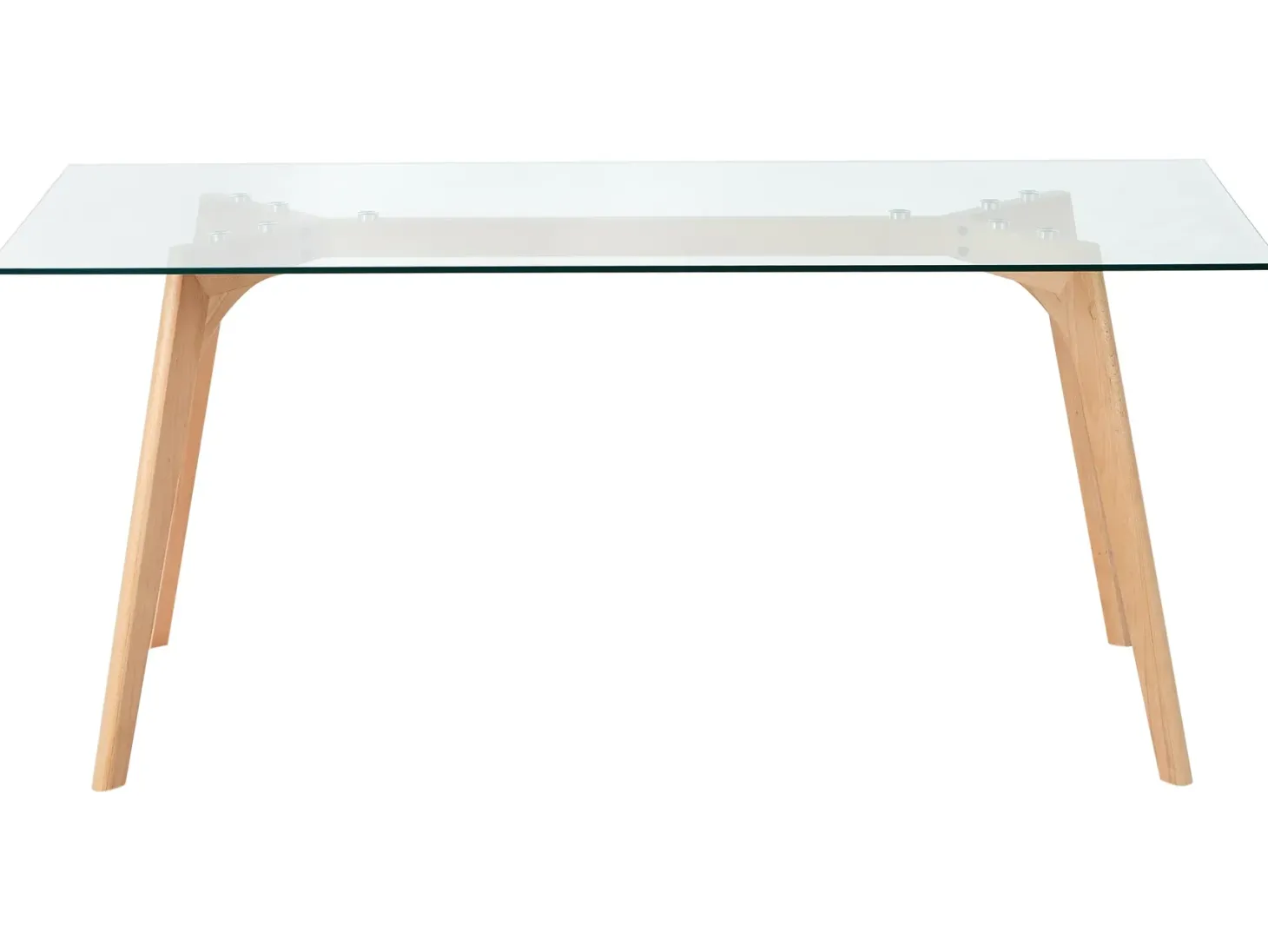 Spisebord HUDSON Transparent 180 cm 90 cm Hærdet glas