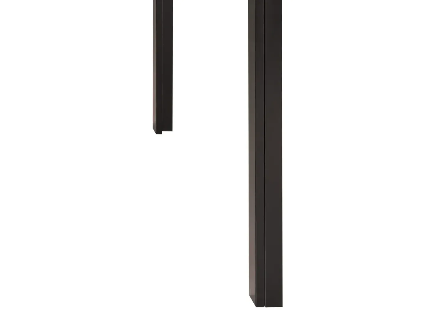 Spisebord LAVOS Sort 120 cm 80 cm Hærdet glas