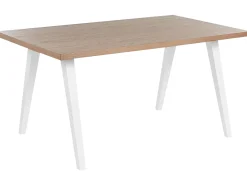 Spisebord LENISTER Brun/hvid 150 cm 90 cm
