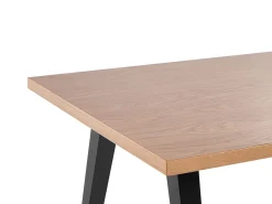 Spisebord LENISTER Brun/sort 150 cm 90 cm