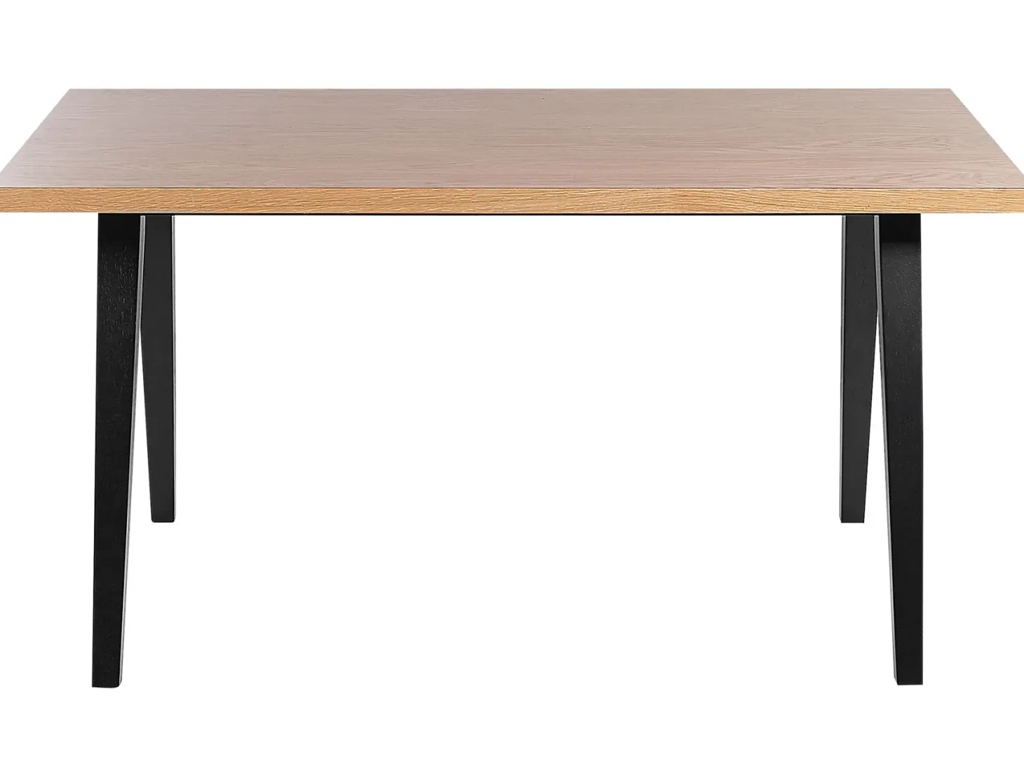 Spisebord LENISTER Brun/sort 150 cm 90 cm