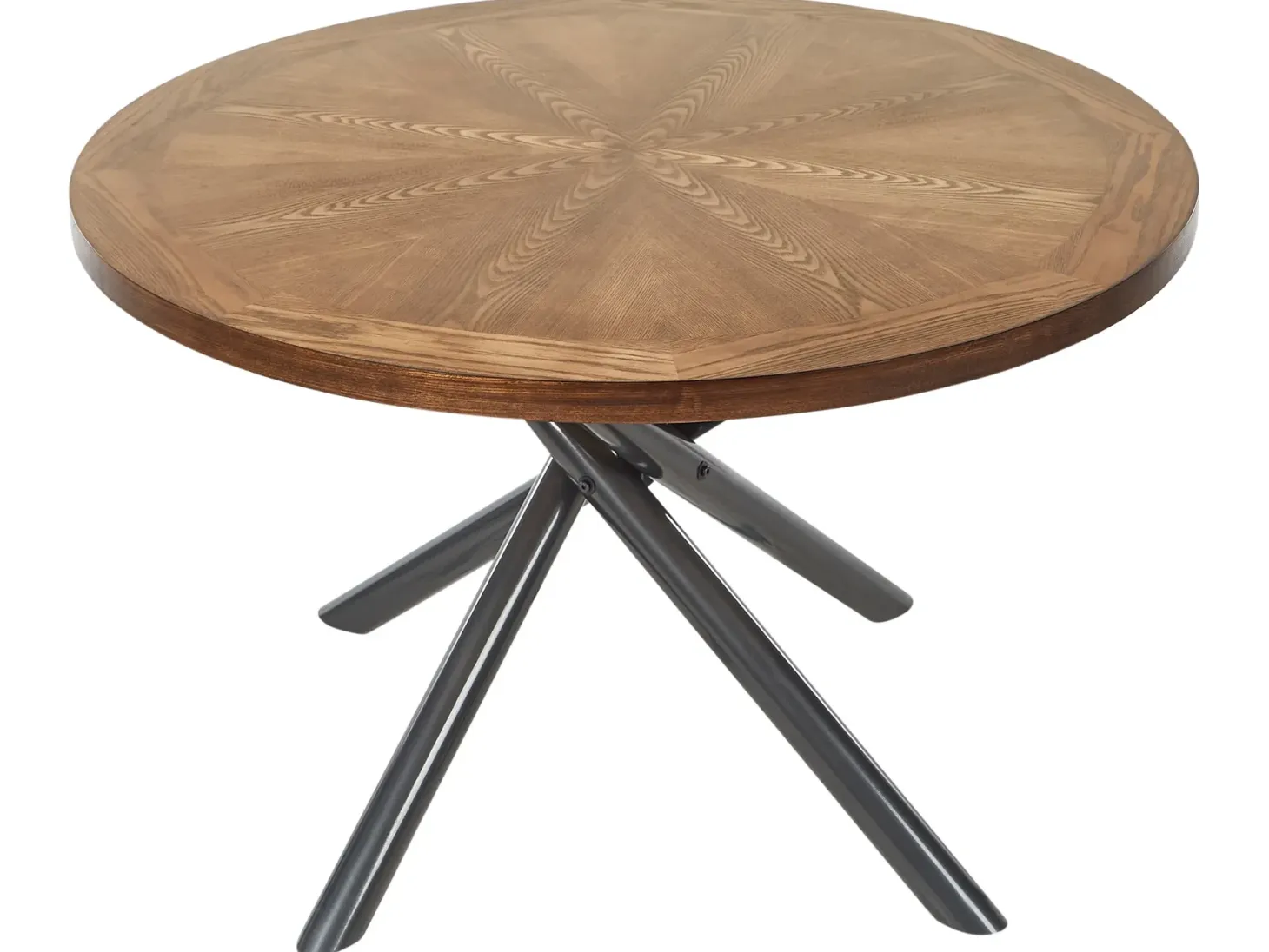 Spisebord LORENZO Brun ask 120 cm 120 cm
