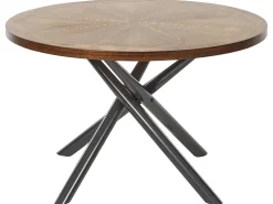 Spisebord LORENZO Brun ask 120 cm 120 cm