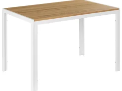 Spisebord MANN Brun/hvid 120 cm 80 cm