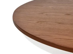 Spisebord med udtræk AKRON Brun ask 106/150 cm 106 cm Træ