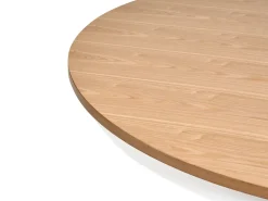 Spisebord med udtræk AKRON Lys ask 106/150 cm 106 cm Træ