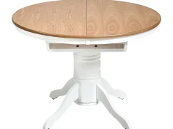 Spisebord med udtræk AKRON Lys ask 106/150 cm 106 cm Træ