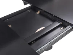 Spisebord med udtræk AKRON Sort 106/150 cm 106 cm