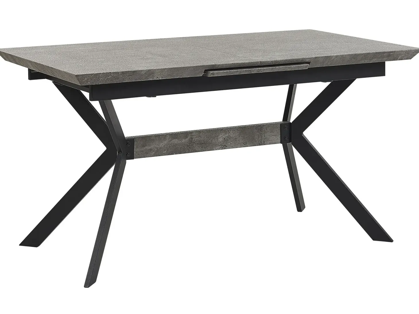 Spisebord med udtræk BENSON Lysegrå 140/180 cm 80 cm