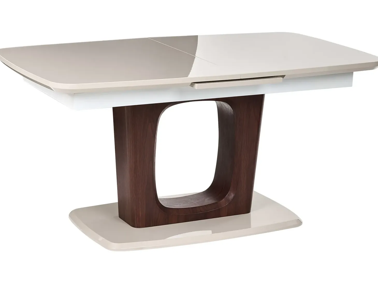Spisebord med udtræk BERRIGAN Lys Beige 160/200 cm 90 cm