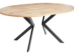 Spisebord med udtræk CARLEA Lysebrun 120/160 cm 120 cm