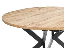 Spisebord med udtræk CARLEA Lysebrun 120/160 cm 120 cm