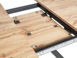 Spisebord med udtræk CARLEA Lysebrun 120/160 cm 120 cm