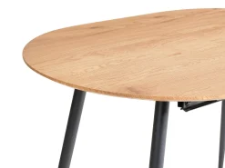 Spisebord med udtræk CLAVET Lysebrun 120/160 cm 80 cm