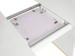 Spisebord med udtræk DULVERTON Hvid 160/200 cm 90 cm