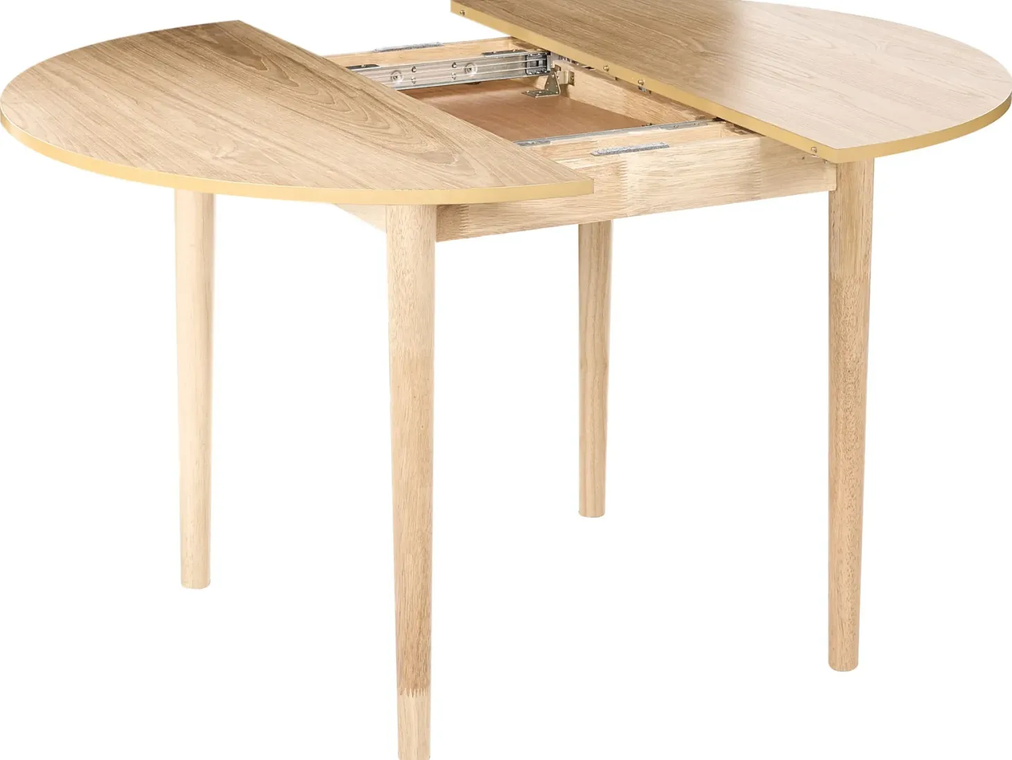 Spisebord med udtræk ECHO Lys eg 107/137 cm 107 cm