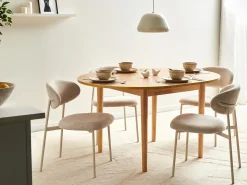 Spisebord med udtræk ECHO Lys eg 107/137 cm 107 cm