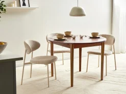Spisebord med udtræk ECHO Mørk eg 107/137 cm 107 cm