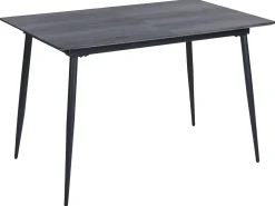 Spisebord med udtræk GELANDA Grå 120/160 cm 80 cm