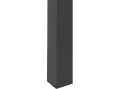 Spisebord med udtræk GRANADA Sort 120/160 cm 80 cm
