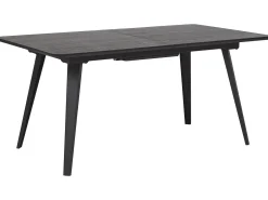 Spisebord med udtræk IRVINGTON Sort 160/200 cm 90 cm