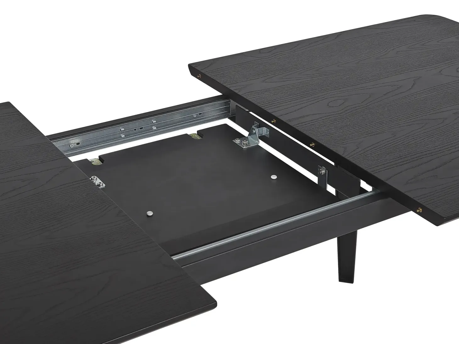 Spisebord med udtræk IRVINGTON Sort 160/200 cm 90 cm