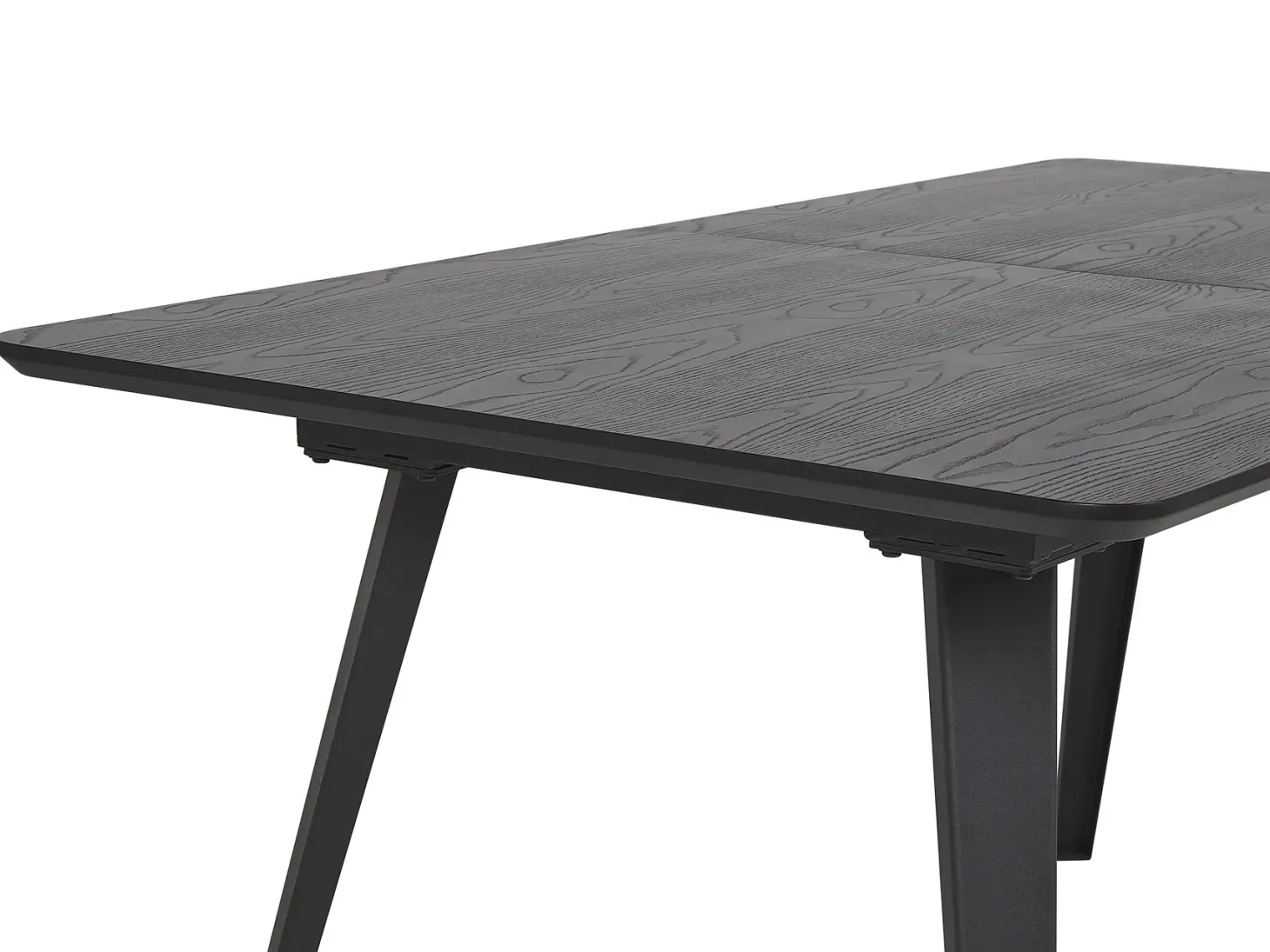 Spisebord med udtræk IRVINGTON Sort 160/200 cm 90 cm