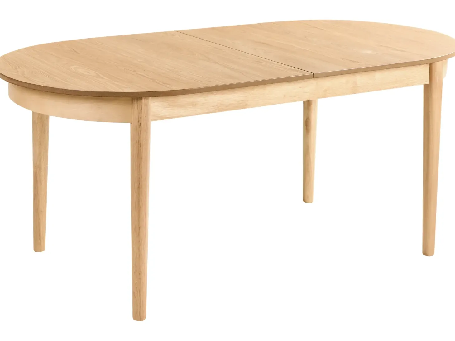 Spisebord med udtræk LARTO Lys ask 180/220 cm 90 cm