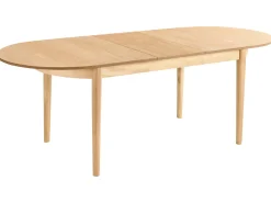 Spisebord med udtræk LARTO Lys ask 180/220 cm 90 cm