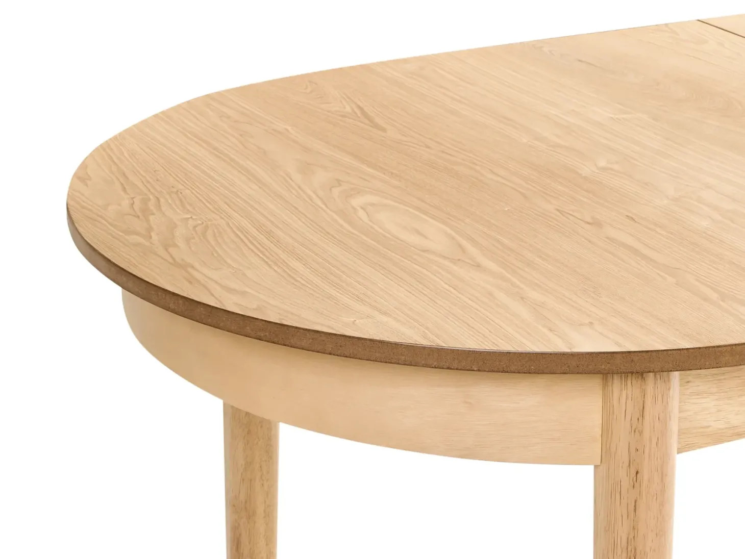 Spisebord med udtræk LARTO Lys ask 180/220 cm 90 cm