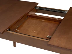 Spisebord med udtræk LARTO Mørk ask 180/220 cm 90 cm