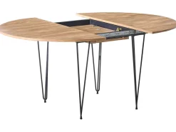 Spisebord med udtræk LOUISE Brun 120/160 cm 120 cm