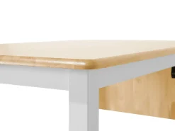Spisebord med udtræk LOUISIANA Lysebrun 120/160 cm 75 cm Træ